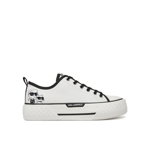 KARL LAGERFELD Trampki KL60614T Biały ze sklepu MODIVO w kategorii Trampki damskie - zdjęcie 182625269