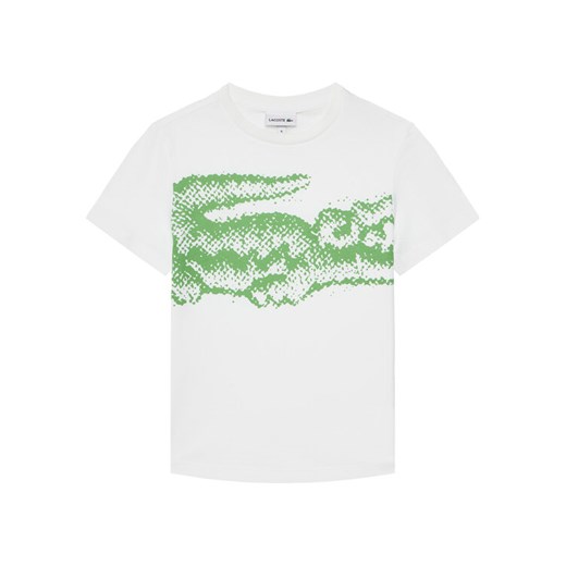 Lacoste T-Shirt TJ8460 Biały Regular Fit ze sklepu MODIVO w kategorii T-shirty chłopięce - zdjęcie 182625278