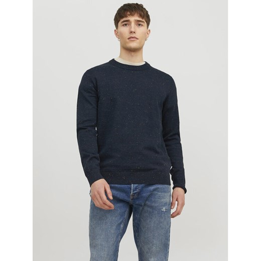 Jack&Jones Sweter Albert 12236792 Granatowy Regular Fit ze sklepu MODIVO w kategorii Swetry męskie - zdjęcie 182625326