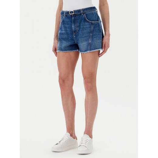 TWINSET Szorty jeansowe 251TP2575 Niebieski Regular Fit ze sklepu MODIVO w kategorii Szorty - zdjęcie 182625375