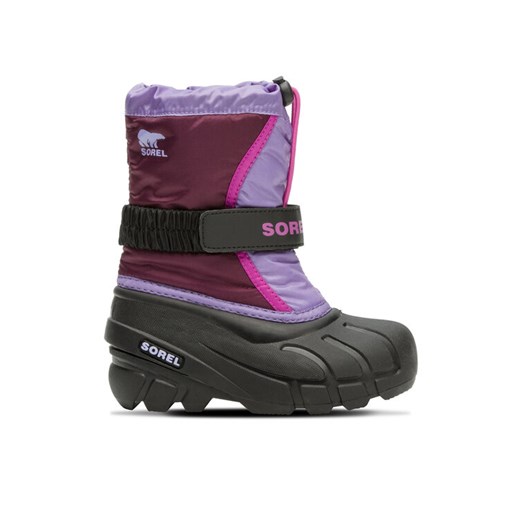 Sorel Śniegowce Flurry™ Boot 2114082562 Fioletowy ze sklepu MODIVO w kategorii Buty zimowe dziecięce - zdjęcie 182625397