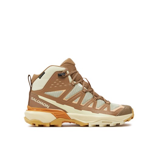 Salomon Trekkingi X Ultra 360 Edge Mid Gore-Tex L47462700 Brązowy ze sklepu MODIVO w kategorii Buty trekkingowe damskie - zdjęcie 182625405
