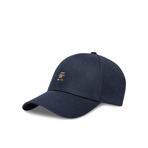 Tommy Hilfiger Czapka z daszkiem Essential Chic Cap AW0AW15772 Granatowy ze sklepu MODIVO w kategorii Czapki z daszkiem damskie - zdjęcie 182625466