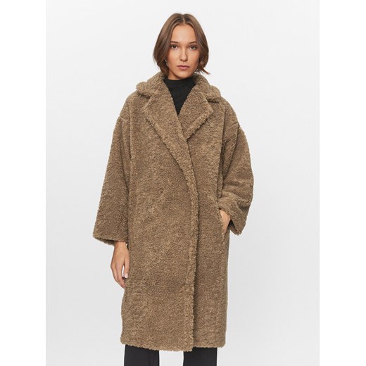 Deha Kożuch D93551 Brązowy Regular Fit ze sklepu MODIVO w kategorii Kożuchy - zdjęcie 182625498