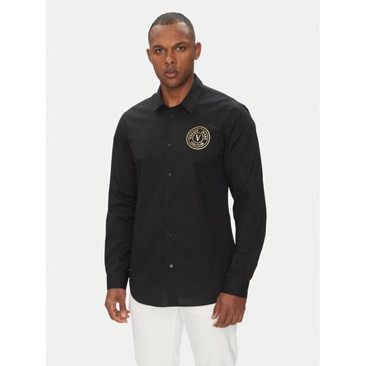 Versace Jeans Couture Koszula 78GALYS1 Czarny Slim Fit ze sklepu MODIVO w kategorii Koszule męskie - zdjęcie 182625545