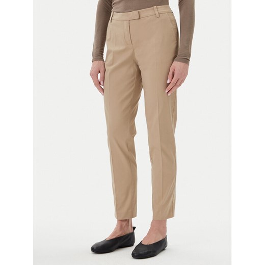 Marc O'Polo Chinosy B01 0341 10059 Brązowy Slim Fit ze sklepu MODIVO w kategorii Spodnie damskie - zdjęcie 182625556