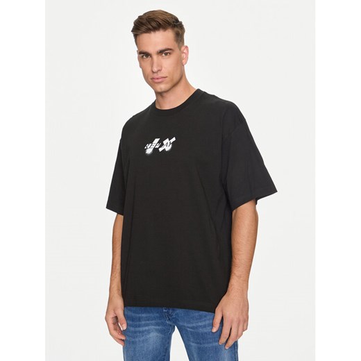 Replay T-Shirt MMG330.000.23454 Czarny Oversize ze sklepu MODIVO w kategorii T-shirty męskie - zdjęcie 182625597
