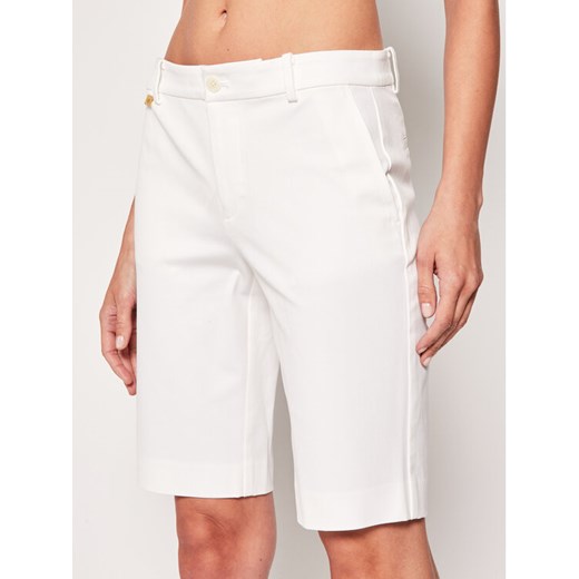 Lauren Ralph Lauren Szorty materiałowe Bsr-Btms 200661653 Biały Regular Fit ze sklepu MODIVO w kategorii Szorty - zdjęcie 182625609
