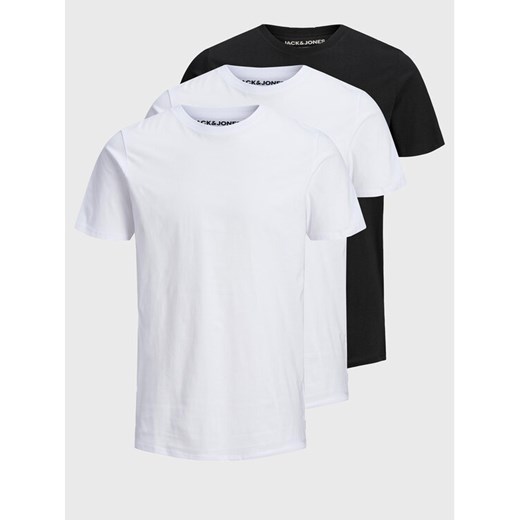 Jack&Jones Komplet 3 t-shirtów Organic Basic 12191759 Kolorowy Regular Fit ze sklepu MODIVO w kategorii T-shirty męskie - zdjęcie 182625628