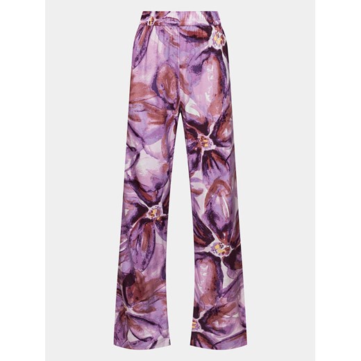 Femilet by Chantelle Spodnie piżamowe Anna FN9460 Fioletowy Relaxed Fit ze sklepu MODIVO w kategorii Piżamy damskie - zdjęcie 182625646
