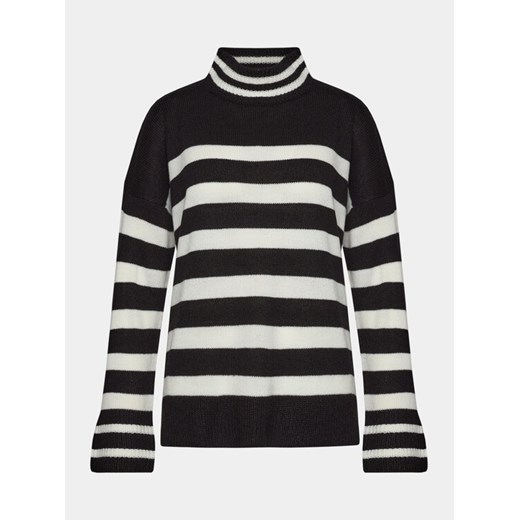 Brave Soul Sweter LK-230RIDGE Czarny Regular Fit ze sklepu MODIVO w kategorii Swetry damskie - zdjęcie 182625655