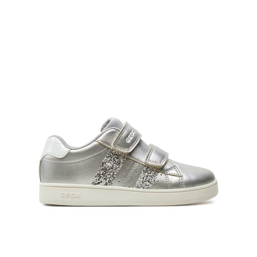 Geox Sneakersy J Eclyper Girl J45LRA 000NF C1007 S Srebrny ze sklepu MODIVO w kategorii Trampki dziecięce - zdjęcie 182625656