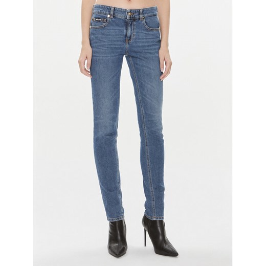 Just Cavalli Jeansy 75PAB5K0 Niebieski Skinny Fit ze sklepu MODIVO w kategorii Jeansy damskie - zdjęcie 182625669