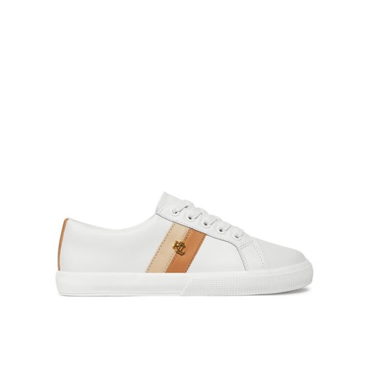 Lauren Ralph Lauren Sneakersy Janson II 802925365001 Biały ze sklepu MODIVO w kategorii Trampki damskie - zdjęcie 182625687