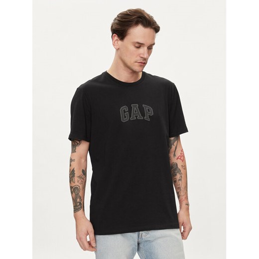 Gap T-Shirt 570044-02 Czarny Regular Fit ze sklepu MODIVO w kategorii T-shirty męskie - zdjęcie 182625708