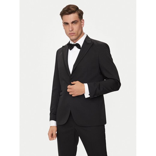 KARL LAGERFELD Marynarka 155287-543004 Czarny Slim Fit ze sklepu MODIVO w kategorii Marynarki męskie - zdjęcie 182625716