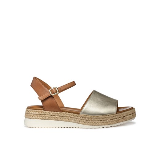Geox Espadryle D Eolie D55SRC 0Y243 C2L5F Złoty ze sklepu MODIVO w kategorii Espadryle damskie - zdjęcie 182625736