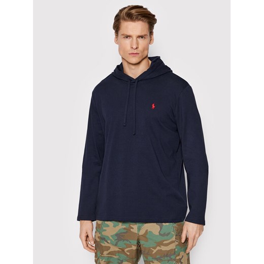 Polo Ralph Lauren Longsleeve 710847203013 Granatowy Regular Fit ze sklepu MODIVO w kategorii T-shirty męskie - zdjęcie 182625757