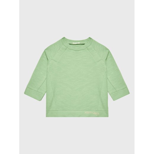 United Colors Of Benetton Bluza 3BGUA102F Zielony Regular Fit ze sklepu MODIVO w kategorii Kaftaniki i bluzki - zdjęcie 182625786