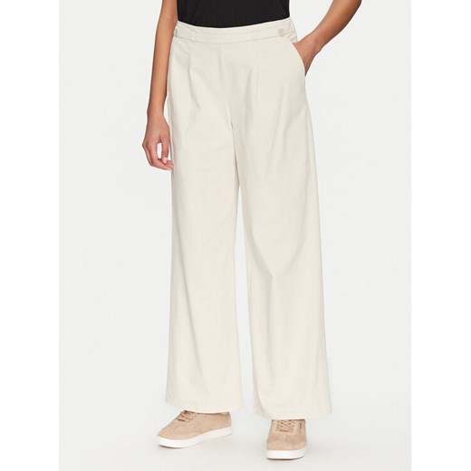ONLY Spodnie materiałowe Stella 15338662 Beżowy Wide Leg ze sklepu MODIVO w kategorii Spodnie damskie - zdjęcie 182625869