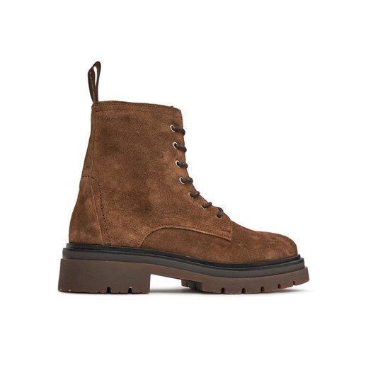 Gant Trzewiki Ramzee Mid Lace Boot 27683423 Brązowy ze sklepu MODIVO w kategorii Buty zimowe męskie - zdjęcie 182625878