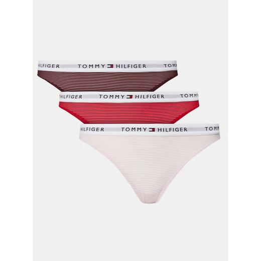 Tommy Hilfiger Komplet 3 par fig klasycznych UW0UW05531 Kolorowy ze sklepu MODIVO w kategorii Majtki damskie - zdjęcie 182625919