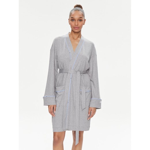 DKNY Szlafrok YI10008 Szary ze sklepu MODIVO w kategorii Szlafroki damskie - zdjęcie 182625925