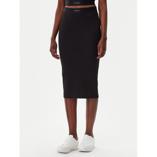 Calvin Klein Underwear Spódnica ołówkowa LV00QS7350 Czarny Slim Fit Calvin Klein Underwear S MODIVO