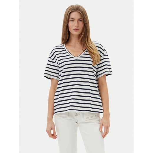 Tommy Hilfiger T-Shirt WW0WW44551 Granatowy Regular Fit ze sklepu MODIVO w kategorii Bluzki damskie - zdjęcie 182625955