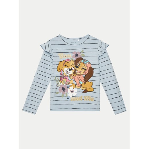 NAME IT Bluzka Julia PAW PATROL 13238285 Niebieski Regular Fit ze sklepu MODIVO w kategorii Bluzki dziewczęce - zdjęcie 182625956