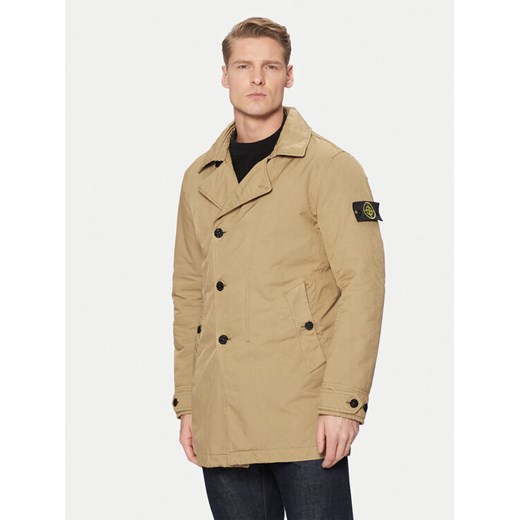 Stone Island Płaszcz przejściowy 811542149 Beżowy Regular Fit ze sklepu MODIVO w kategorii Płaszcze męskie - zdjęcie 182625989