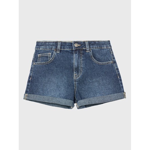 United Colors Of Benetton Szorty jeansowe 4XA2C9010 Granatowy Regular Fit ze sklepu MODIVO w kategorii Spodenki dziewczęce - zdjęcie 182626059