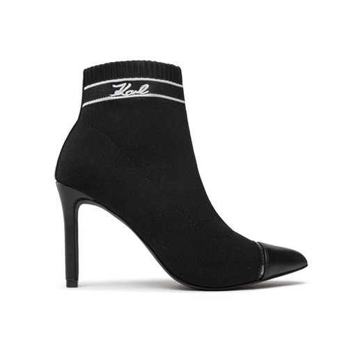 KARL LAGERFELD Botki KL31352 Czarny ze sklepu MODIVO w kategorii Botki - zdjęcie 182626069
