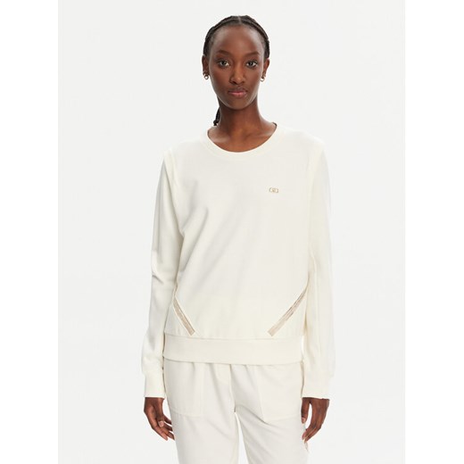 Liu Jo Sport Bluza TA5039 JS182 Biały Relaxed Fit ze sklepu MODIVO w kategorii Bluzy damskie - zdjęcie 182626075