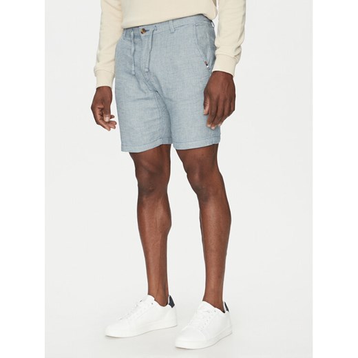 INDICODE Szorty materiałowe Inerwilo 70-815 Niebieski Slim Fit ze sklepu MODIVO w kategorii Spodenki męskie - zdjęcie 182626146