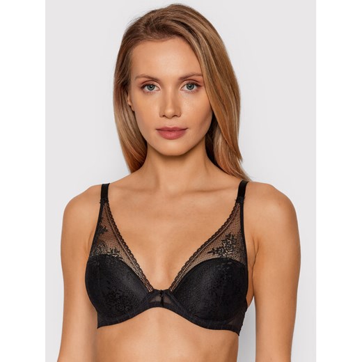 Passionata Biustonosz z fiszbiną Maddie P47H20 Czarny ze sklepu MODIVO w kategorii Biustonosze - zdjęcie 182626159