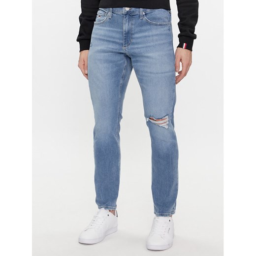 Tommy Jeans Jeansy Scanton DM0DM18175 Niebieski Slim Fit ze sklepu MODIVO w kategorii Jeansy męskie - zdjęcie 182626167