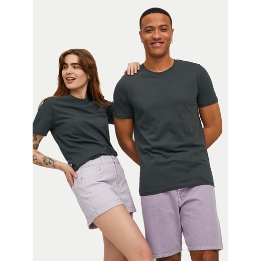 Jack&Jones T-Shirt Organic Basic 12156101 Szary Slim Fit ze sklepu MODIVO w kategorii T-shirty męskie - zdjęcie 182626176