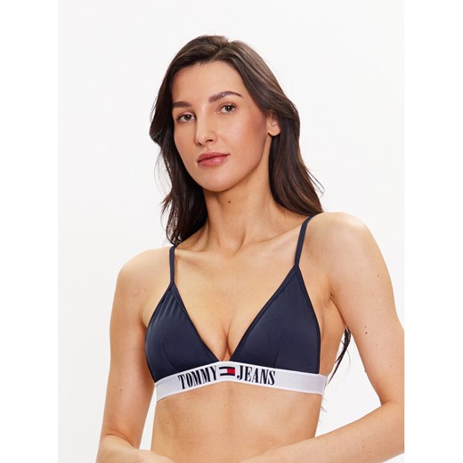 Tommy Jeans Góra od bikini UW0UW04079 Granatowy ze sklepu MODIVO w kategorii Stroje kąpielowe - zdjęcie 182626256