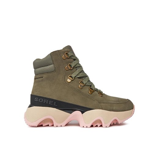 Sorel Sneakersy Kinetic™ Impact Conquest Wp NL5040-397 Zielony ze sklepu MODIVO w kategorii Workery damskie - zdjęcie 182626288