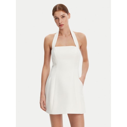 BARDOT Sukienka koktajlowa 59857DB1 Biały Slim Fit ze sklepu MODIVO w kategorii Sukienki - zdjęcie 182626327