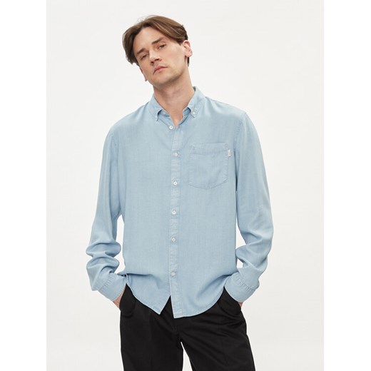 Pepe Jeans Koszula Petri PM308513 Błękitny Regular Fit ze sklepu MODIVO w kategorii Koszule męskie - zdjęcie 182626346