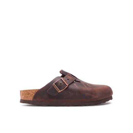 Birkenstock Klapki Boston Bs 860133 Brązowy ze sklepu MODIVO w kategorii Klapki damskie - zdjęcie 182626355