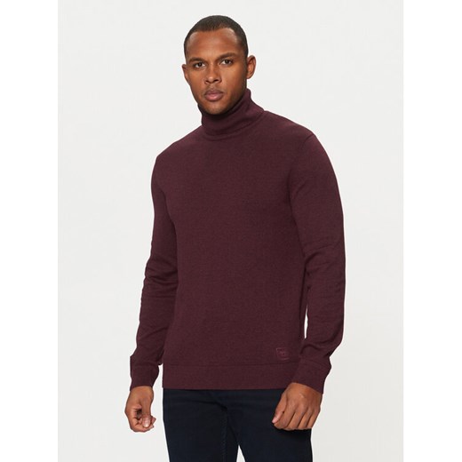 Tom Tailor Golf 1042456 Bordowy Regular Fit ze sklepu MODIVO w kategorii Swetry męskie - zdjęcie 182626358