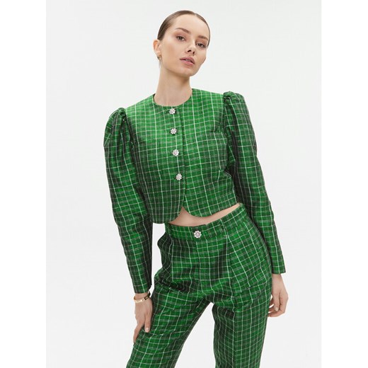 Custommade Marynarka Gresina 999499867 Zielony Relaxed Fit ze sklepu MODIVO w kategorii Marynarki damskie - zdjęcie 182626395
