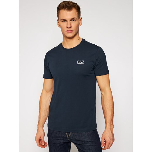 EA7 Emporio Armani T-Shirt 8NPT51 PJM9Z 1578 Granatowy Regular Fit S MODIVO