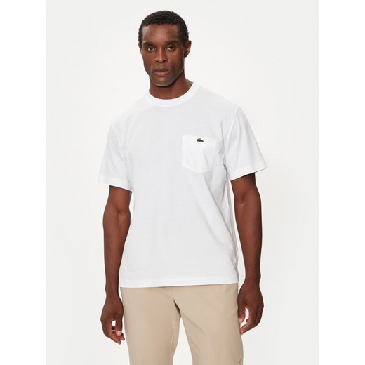 Lacoste T-Shirt TH2827 Biały Regular Fit Lacoste 4 MODIVO
