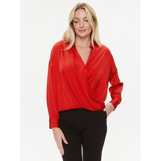 Imperial Bluzka CJF4GDG Czerwony Oversize ze sklepu MODIVO w kategorii Bluzki damskie - zdjęcie 182626466