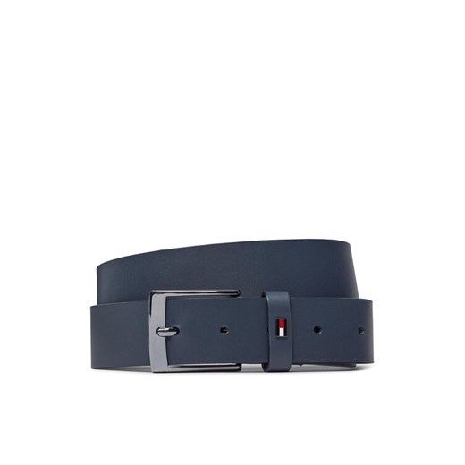 Tommy Hilfiger Pasek Męski Adan Leather 3.5 AM0AM12052 Granatowy ze sklepu MODIVO w kategorii Paski męskie - zdjęcie 182626479