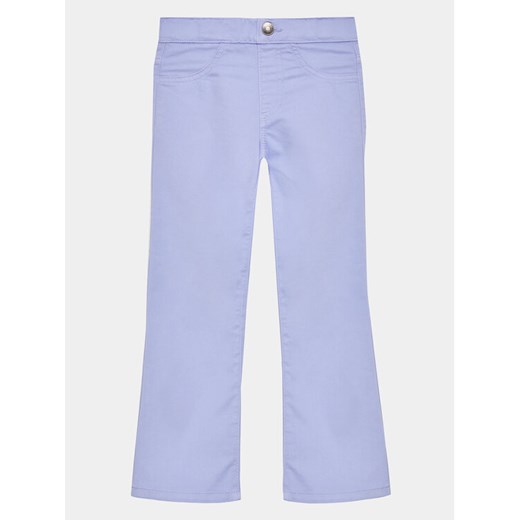 United Colors Of Benetton Spodnie materiałowe 4AU0CE020 Fioletowy Flare Fit ze sklepu MODIVO w kategorii Spodnie dziewczęce - zdjęcie 182626528